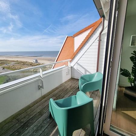 Penthouse Windkracht 10 Aan Het Strand Van Cadzand Eksteriør bilde