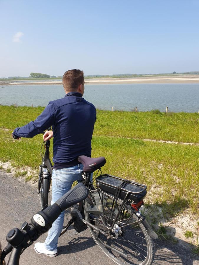 Penthouse Windkracht 10 Aan Het Strand Van Cadzand Eksteriør bilde