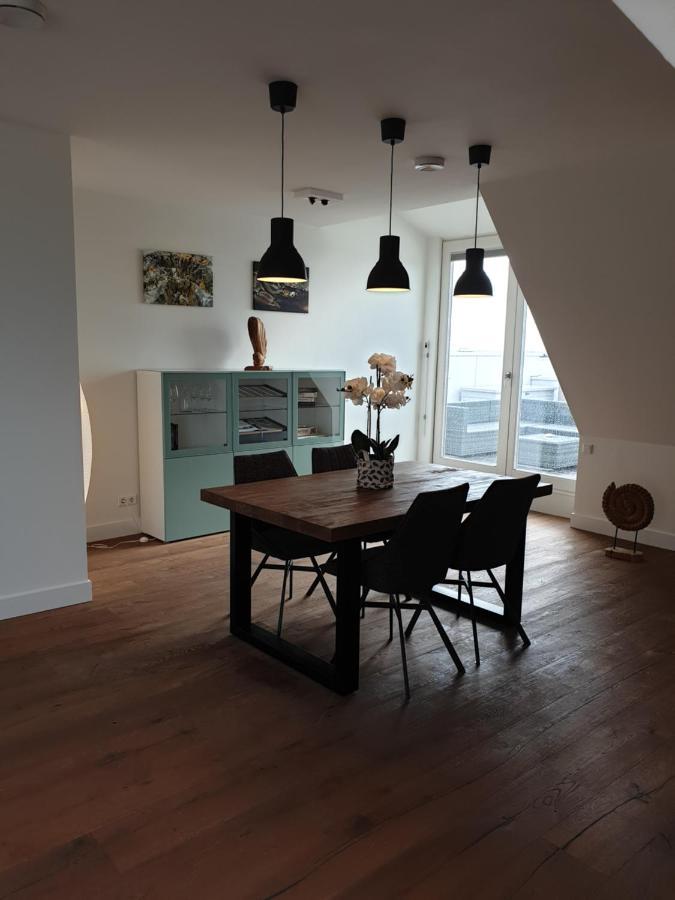 Penthouse Windkracht 10 Aan Het Strand Van Cadzand Eksteriør bilde
