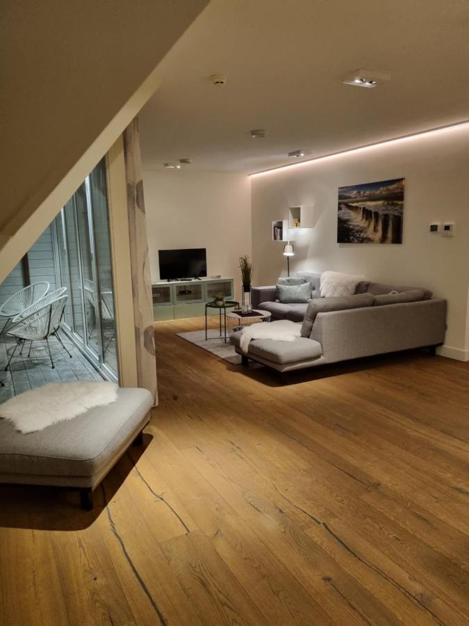 Penthouse Windkracht 10 Aan Het Strand Van Cadzand Eksteriør bilde