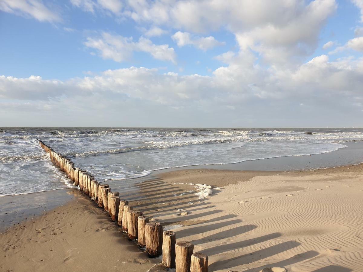 Penthouse Windkracht 10 Aan Het Strand Van Cadzand Eksteriør bilde